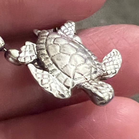 Super cute real 925 silver turtle bracelet made in Italy ☝️❤️🥰 - Picture 6 of 8